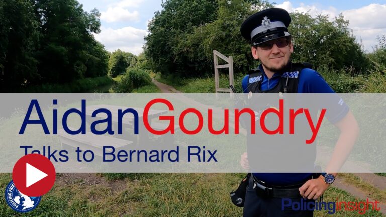 Meeting PCSO Aidan Goundry, West Mercia Police